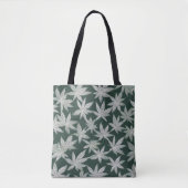 Emerald Asanoha: een traditioneel Japans ontwerp Tote Bag (Voorkant)
