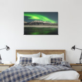 Emerald Aurora Canvas Afdruk (Insitu (Slaapkamer))
