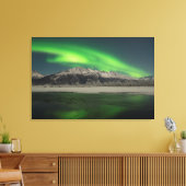 Emerald Aurora Canvas Afdruk (Insitu (Woonkamer))