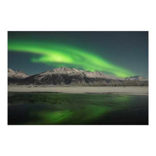 Emerald Aurora Foto Afdruk (Voorkant)