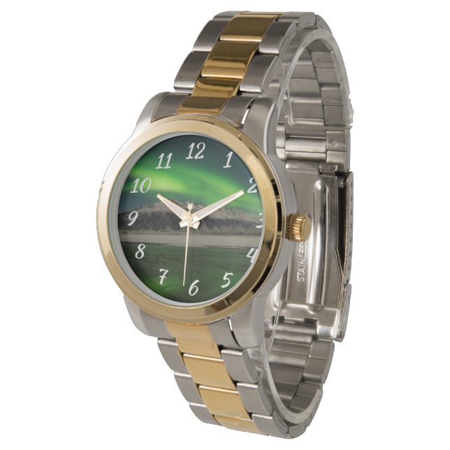 Emerald Aurora Horloge (Gekanteld)