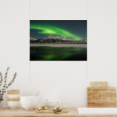 Emerald Aurora Poster (Keuken)