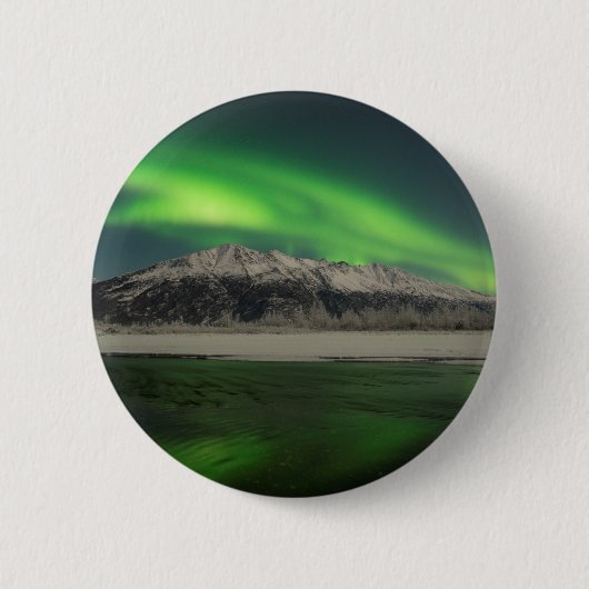 Emerald Aurora Ronde Button 5,7 Cm (Voorkant)