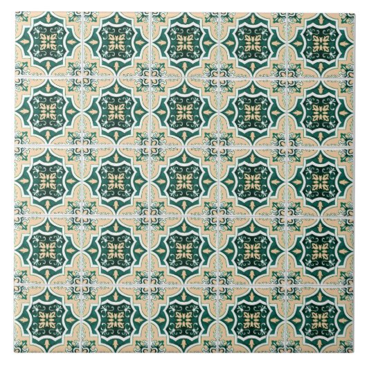 Emerald Azulejo Tiles Tegeltje (Voorkant)