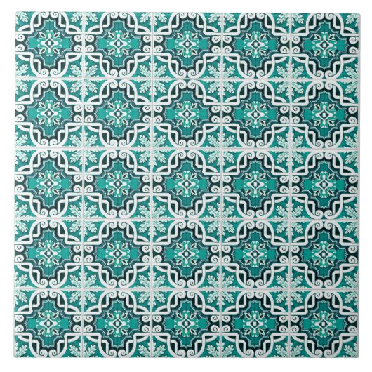 Emerald Azulejo Tiles Tegeltje (Voorkant)