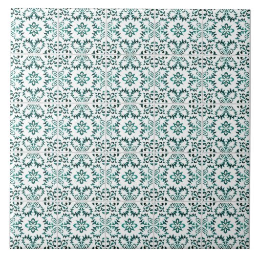 Emerald Azulejo Tiles Tegeltje (Voorkant)