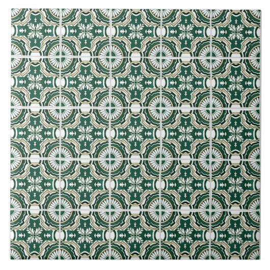 Emerald Azulejo Tiles Tegeltje (Voorkant)