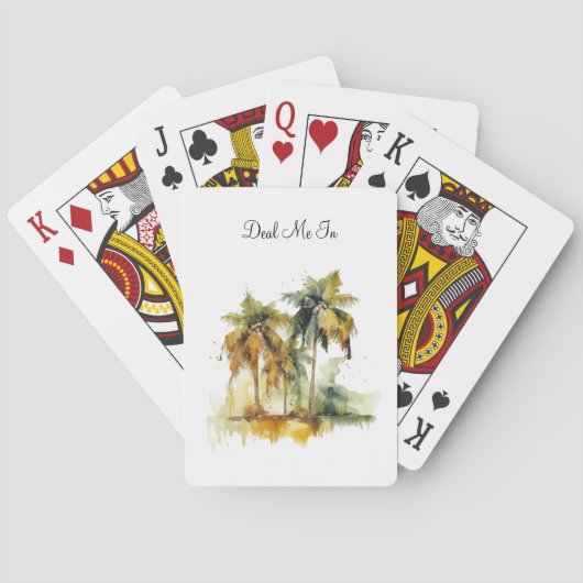 Emerald Baldakijn, op maat Pokerkaarten (Achterkant)