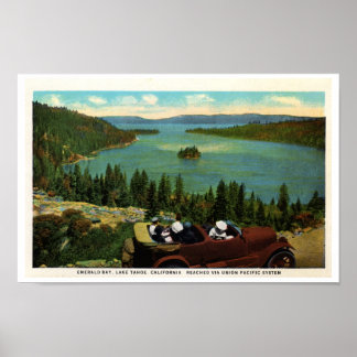 Emerald Bay, Lake Tahoe 1920 Poster