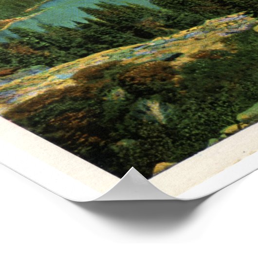 Emerald Bay, Lake Tahoe 1920 Poster (Hoek)