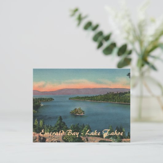 Emerald Bay - Lake Tahoe Briefkaart (Staand voorkant)