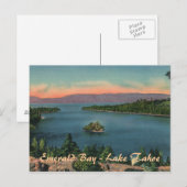 Emerald Bay - Lake Tahoe Briefkaart (Voorkant / Achterkant)
