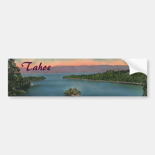 Emerald Bay - Lake Tahoe Bumpersticker (Voorkant)