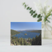 Emerald Bay, Lake Tahoe, Californië, VS Briefkaart (Staand voorkant)