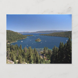 Emerald Bay, Lake Tahoe, Californië, VS Briefkaart
