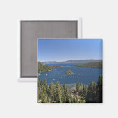 Emerald Bay, Lake Tahoe, Californië, VS Magneet (Voorkant / Achterkant)