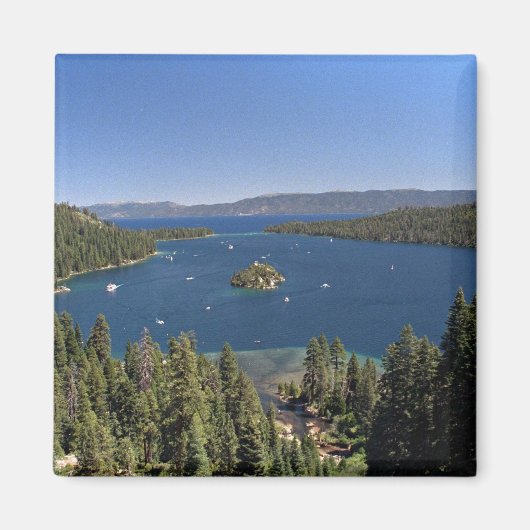 Emerald Bay, Lake Tahoe, Californië, VS Magneet (Voorkant)