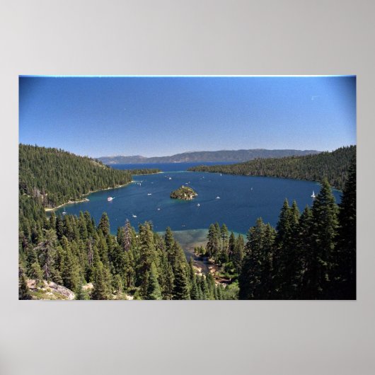 Emerald Bay, Lake Tahoe, Californië, VS Poster (Voorkant)