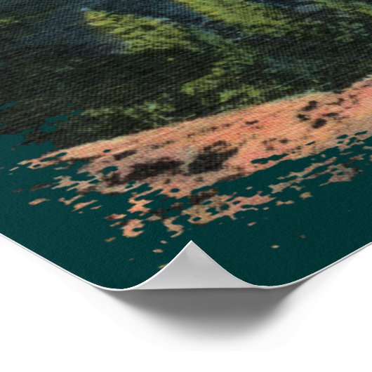 Emerald Bay - Lake Tahoe Canvas Afdrukken Poster (Hoek)