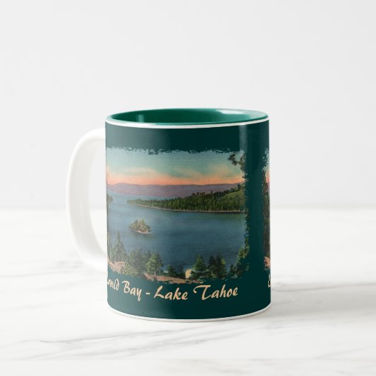 Emerald Bay - Lake Tahoe Coffee Mok (Voorkant links)