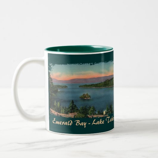 Emerald Bay - Lake Tahoe Coffee Mok (Links)