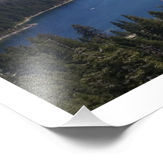 "Emerald Bay", Lake Tahoe Foto Afdruk (Hoek)