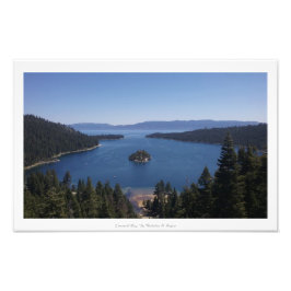 "Emerald Bay", Lake Tahoe Foto Afdruk