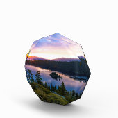 Emerald Bay Lake Tahoe Glass Desk Foto Art (Rechts)