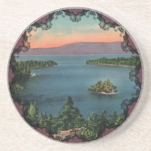  Emerald Bay Lake Tahoe Onderzetter (Voorkant)