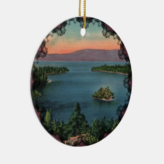 Emerald Bay - Lake Tahoe Ornament (Rechts)