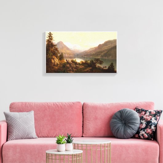 Emerald Bay, Lake Tahoe van Thomas Hill Canvas Afdruk (Insitu (Woonkamer))