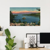 Emerald Bay - Poster van het meer van Tahoe (Thuiskantoor)