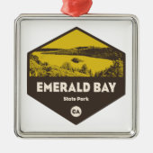 Emerald Bay State Park Metalen Ornament (Voorkant)