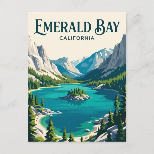 Emerald Bay State Park VS Briefkaart (Voorkant)