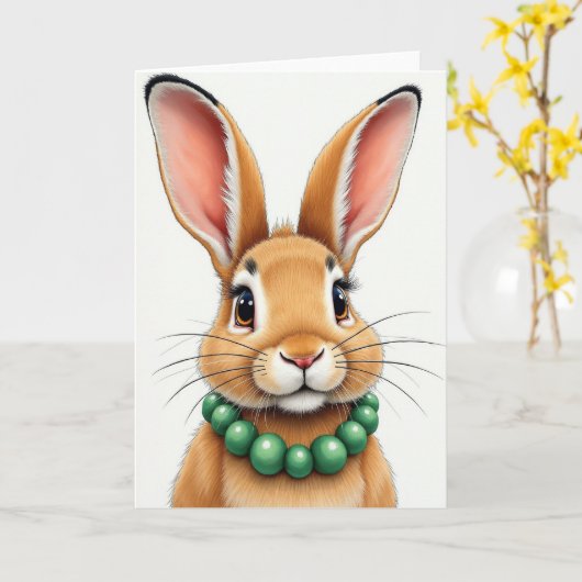 Emerald Bead Creature Card Kaart (Gele Bloem)