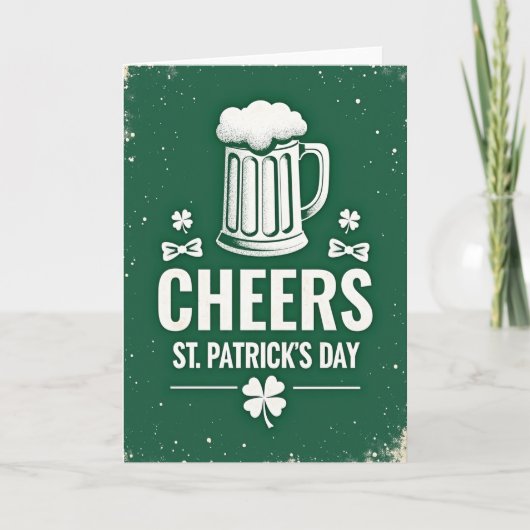 Emerald Bier Cheers Patroonkaart Kaart (Voorkant)