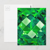 EMERALD BIRTHSTONE GEM BRIEFKAART (Voorkant / Achterkant)