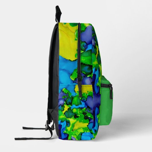 Emerald Bliss Bedrukte Rugzak (Links)