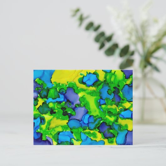 Emerald Bliss Briefkaart (Staand voorkant)