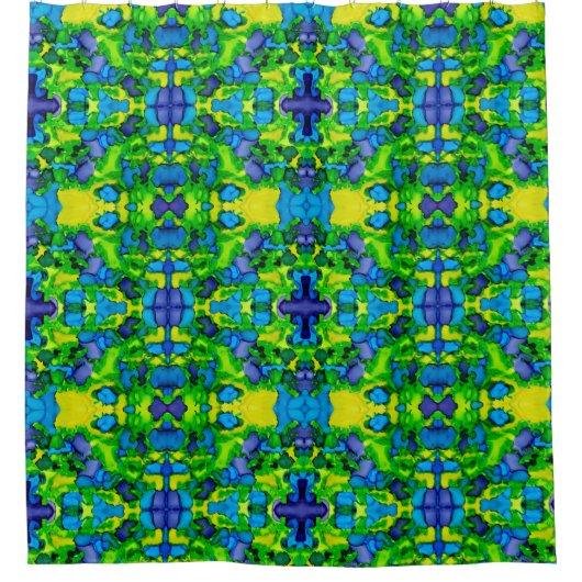 Emerald Bliss Douchegordijn (Voorkant)