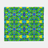 Emerald Bliss Fleece Deken (Voorkant (Horizontaal))