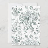  Emerald Bloemenlijn Art 50e Verjaardag Kaart (Achterkant)