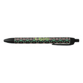 Emerald & Blush Botanisch patroon Pen (Bodem)