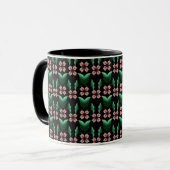 Emerald & Blush Botanische koffiemok Mok (Voorkant links)