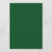 Emerald Boog Zij Krijgt de Knoop Aan Bruidsfeest Kaart (Achterkant)
