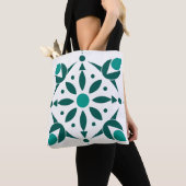 Emerald Botanical Symmetry-Canvas tas (Dichtbij)