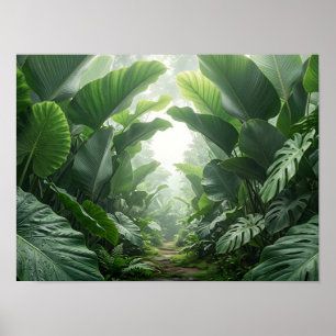 Emerald Botanisch Canyon Tropische Natuur Poster
