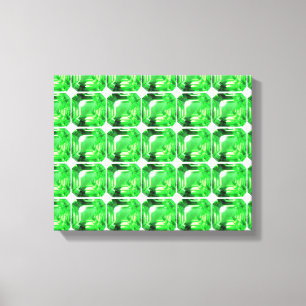 Emerald, Bright Green Canvas Afdruk