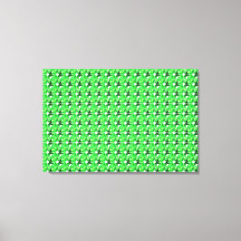 Emerald, Bright Green Canvas Afdruk