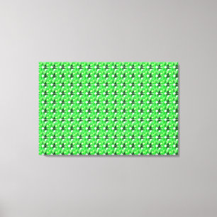 Emerald, Bright Green Canvas Afdruk